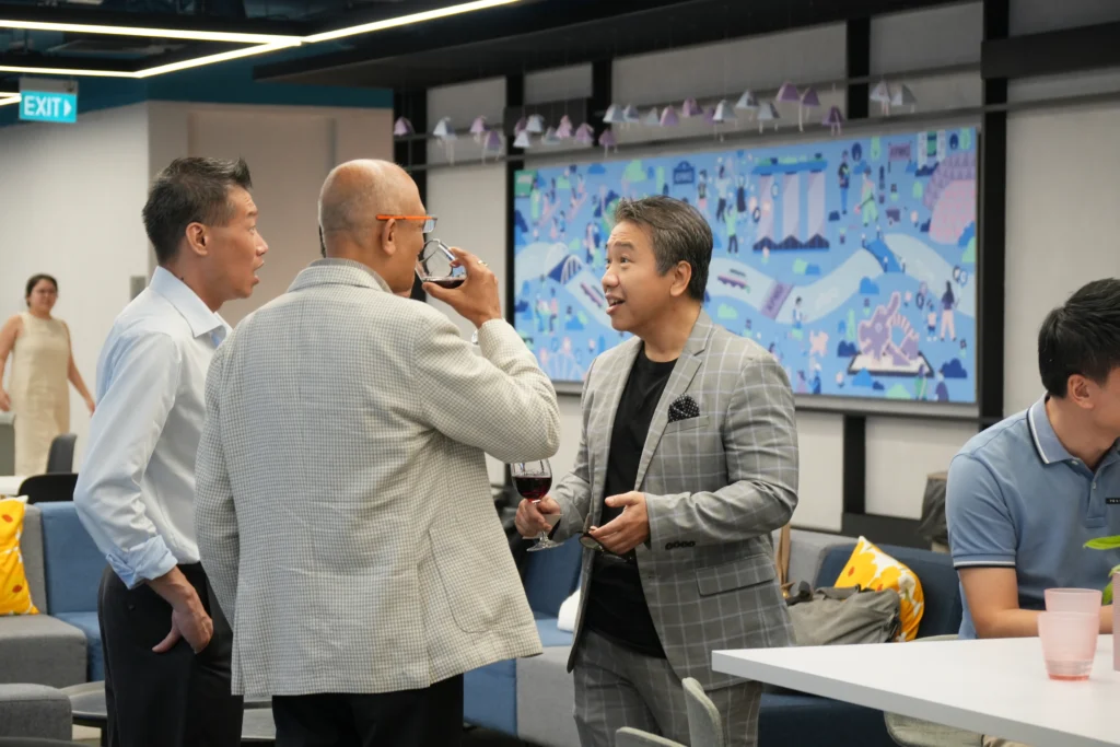 Members networking at a Naked Entrepreneurs event
